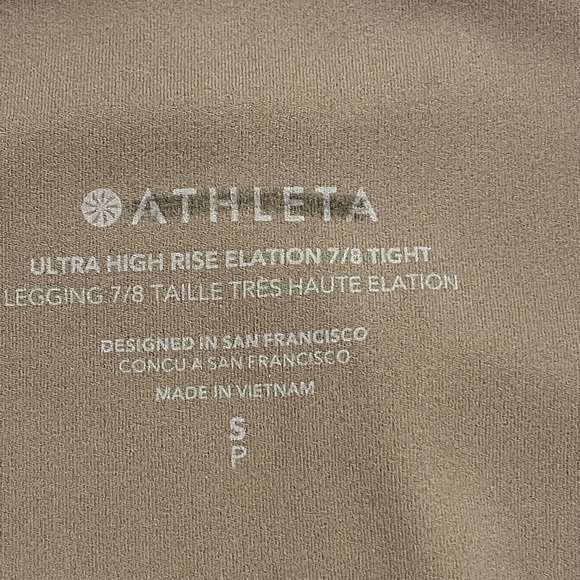 Athleta Ultra High Rise Elation Legging 7/8 Women’s size S  NWT - Picture 6 of 6